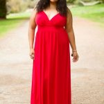 18 Rote Kleider für Frauen in Großen Größen